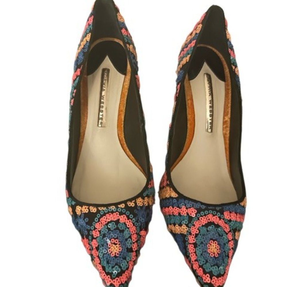 Sophia Webster Sequin Heels (40) - Picture 2 of 6
